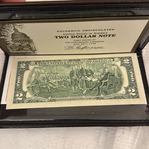 Federal reserve 2$ note gold - Picture 3 of 4